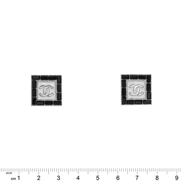 Deco Reflection Golden Stud Earrings