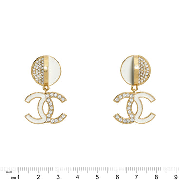Two Faced Golden Pendant Earrings