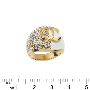 Two Faced Golden Jewel Ring
