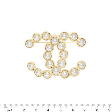 Pirouettes Golden CC Brooch