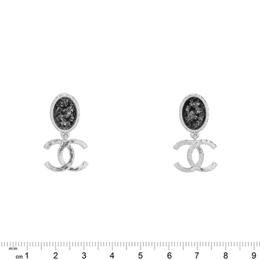 Cubism Garden Golden Pendant Earrings