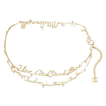 Letter From Mademoiselle Golden Fancy Belt