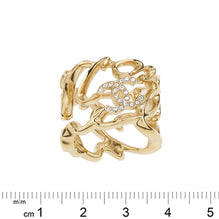 Letter From Mademoiselle Golden Jewel Ring