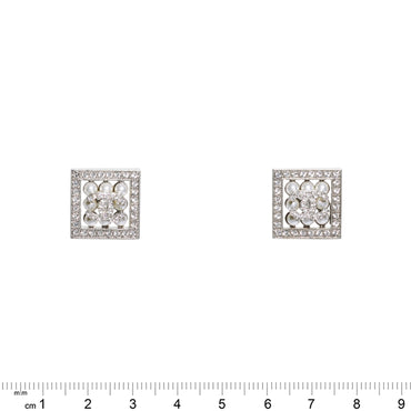 Twinkle Twinkle Silvery Stud Earrings