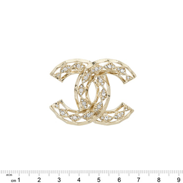 Bow Down Golden CC Brooch