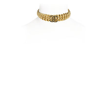 Chain Reaction Golden Choker Necklace