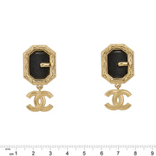 Buckle-Up Golden Pendant Earrings