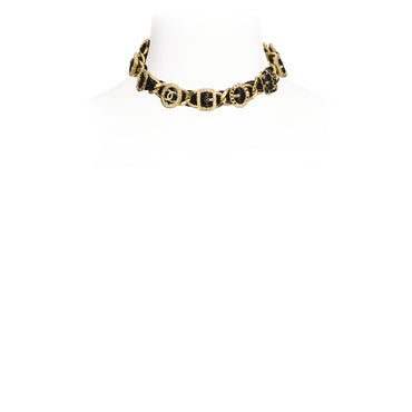 Buckle-Up Golden Choker Necklace