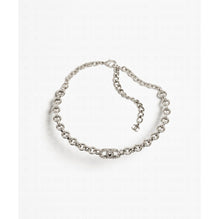 Hint Of Antique Silvery Choker Necklace