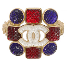 British Byzantine Golden Cuff Bracelet