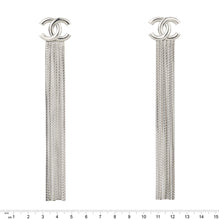Liquid CC Silvery Pendant Earrings