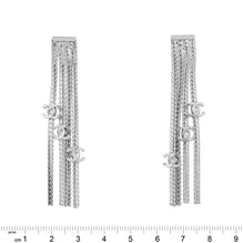 Liquid CC Golden Pendant Earrings