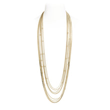 Liquid CC Golden Long Necklace
