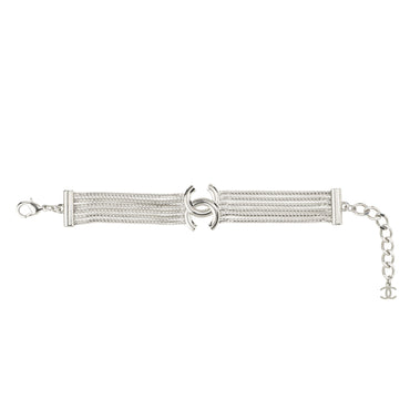 Liquid CC Silvery Chain Bracelet