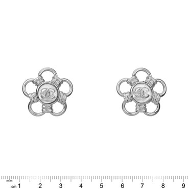 Flower-Power Golden Stud Earrings