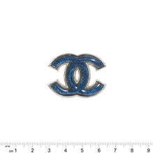 Mad For Denim Silvery CC Brooch