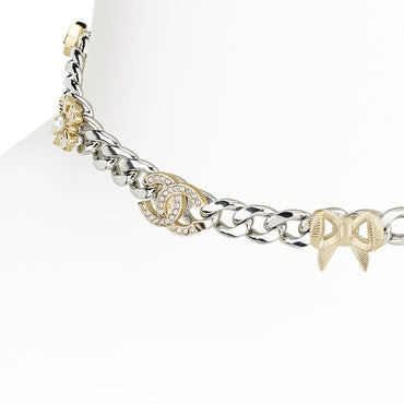 Field Of Dreams Silvery Choker Necklace