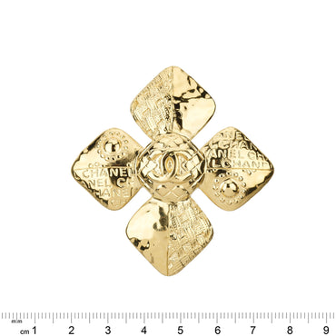 Chanel Textures Golden Jewel Brooch