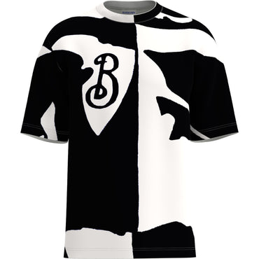 Printed Organic Cotton T-Shirt - Salt