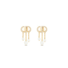 Women Wcj Earrings - D301 Gold/White