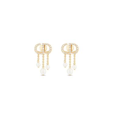 Women Wcj Earrings - D301 Gold/White