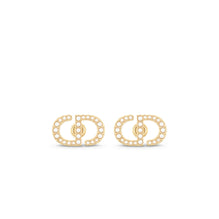 Women Wcj Earrings - D301 Gold/White