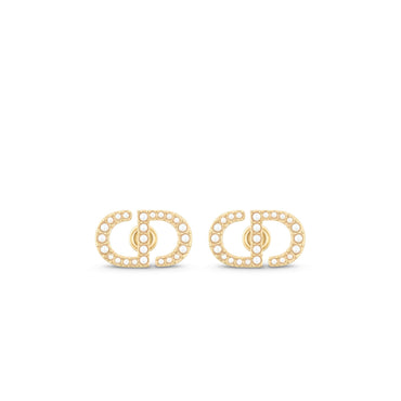Women Wcj Earrings - D301 Gold/White