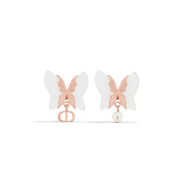 Women Wcj Earrings - D301 Gold/White
