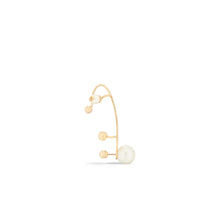 Women Wcj Earrings - D301 Gold/White