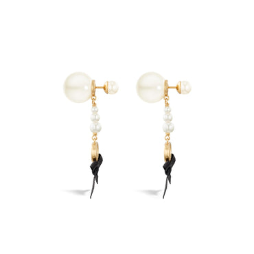 Women Wcj Earrings - D301 Gold/White