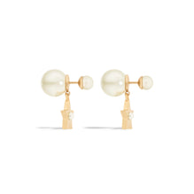 Women Wcj Earrings - D301 Gold/White