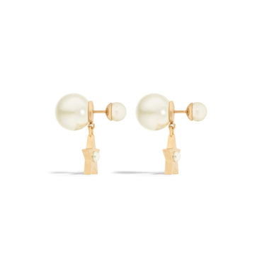 Women Wcj Earrings - D301 Gold/White