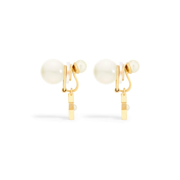 Women Wcj Earrings - D301 Gold/White