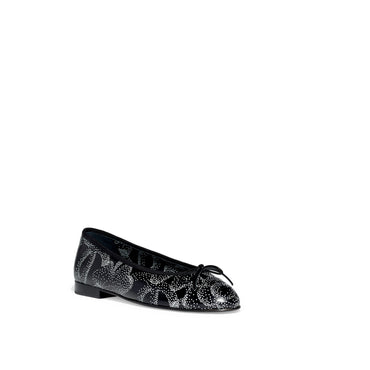 Ballerina Flats - Black/White
