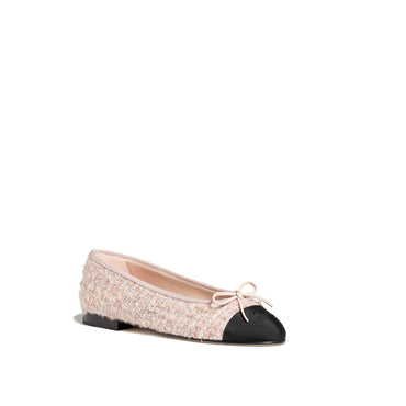 Ballerina Flats - Pink/White/Black