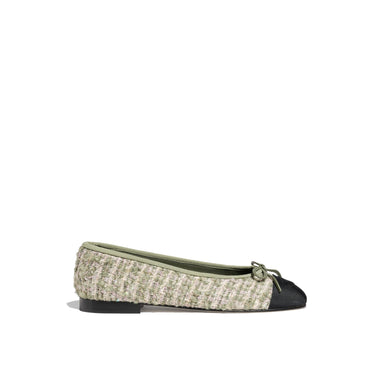 Ballerina Flats - Green/Pink/Black
