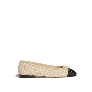 Ballerina Flats - Beige/Yel/Whi/Bck