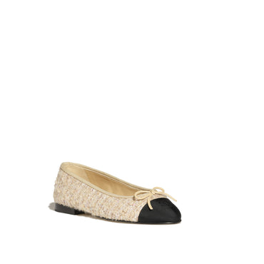 Ballerina Flats - Beige/Yel/Whi/Bck