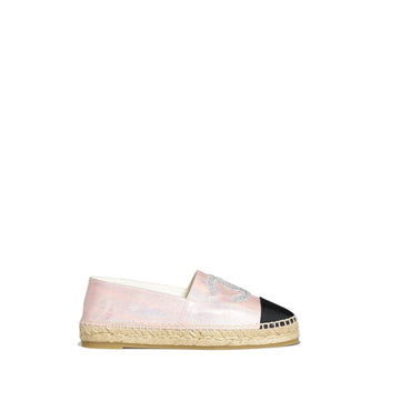 Cord Cruise Espadrilles - Pink/Silvered/Bck