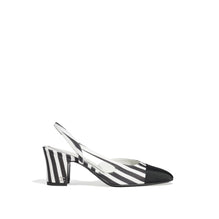 Coco Slingbacks - White/Black