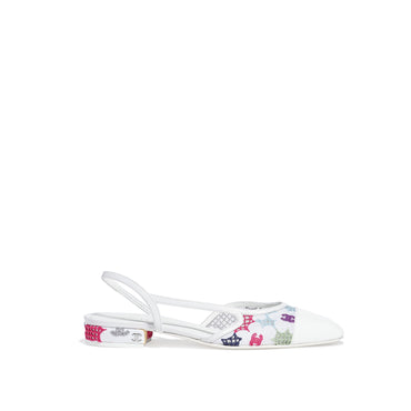 Coco Slingbacks - Whi/Multico/Whi