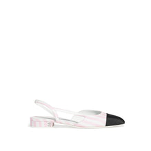 Coco Slingbacks - White/Pink/Black