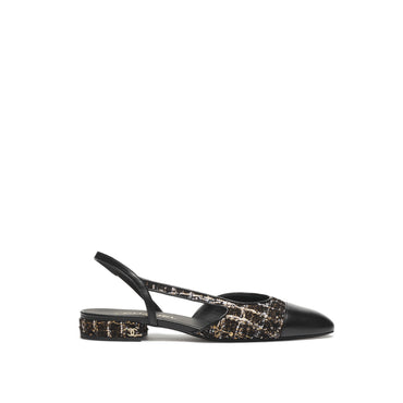 Coco Slingbacks - Bck/Gdn/White/Bck