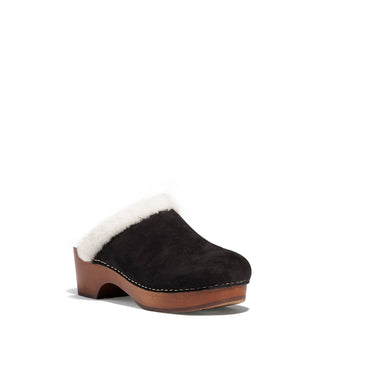 Chalet Mules - Black/White
