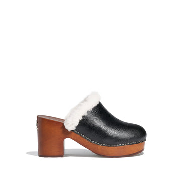 Chalet Mules - Black/White