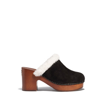 Chalet Mules - Black/White