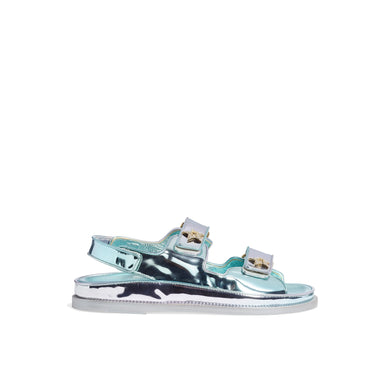 Gate No 5 Sandals - Turquoise/Silvery