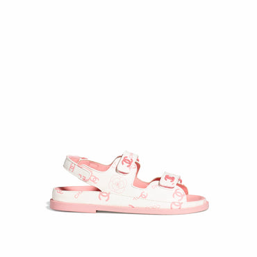 Gate No 5 Sandals - White/Pink