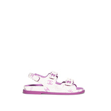 Gate No 5 Sandals - White/Purple