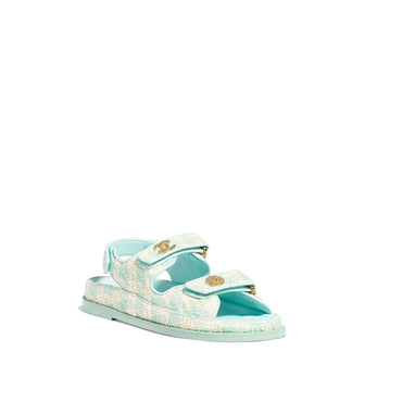 Gate No 5 Sandals - Light Blue/Ivory